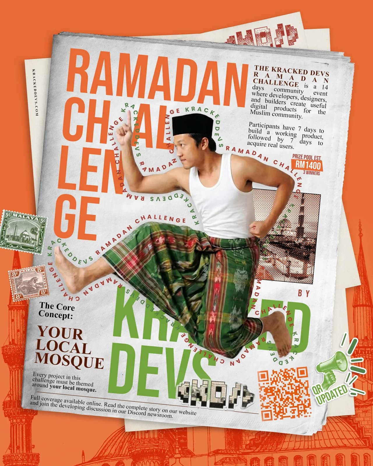 Ramadan challenge poster visual.